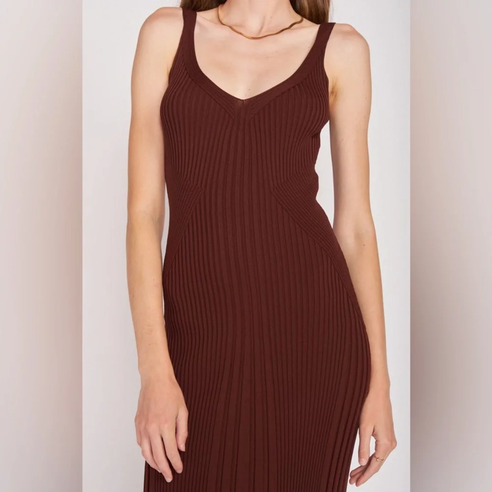 Chocolate Midi Dress - Picture 2 of 9